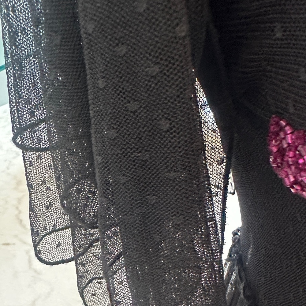 Free People Black Dress with Colorful Floral Embroidery - Picture 10 of 10